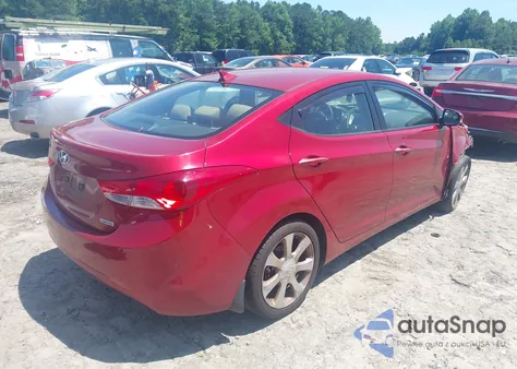 2012 Hyundai Elantra Limited (Ulsan Plant) z USA, uszkodzony, nr VIN KMHDH4AEXCU325419